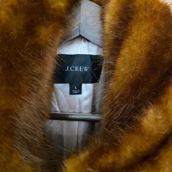 J crew faux fur coat - Picture 3 of 3